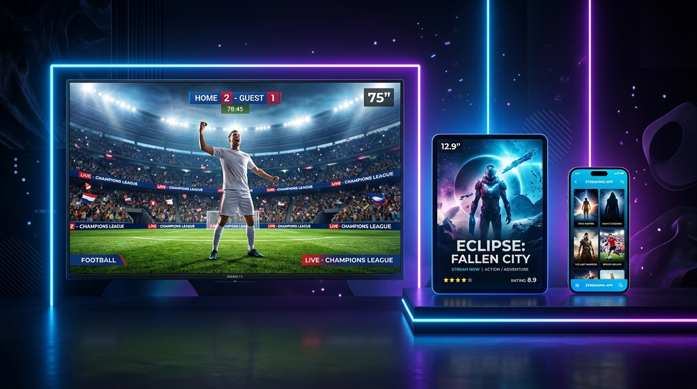 IPTV 30 REAIS - Canais em 4K e Alta Estabilidade